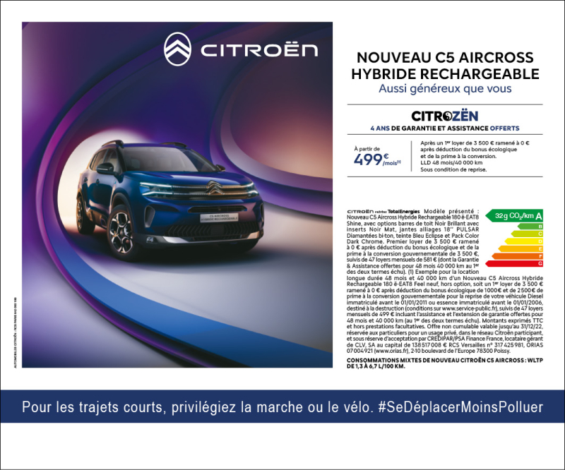 Citroën C5 Aircross en décembre chez Midi Auto Brest
